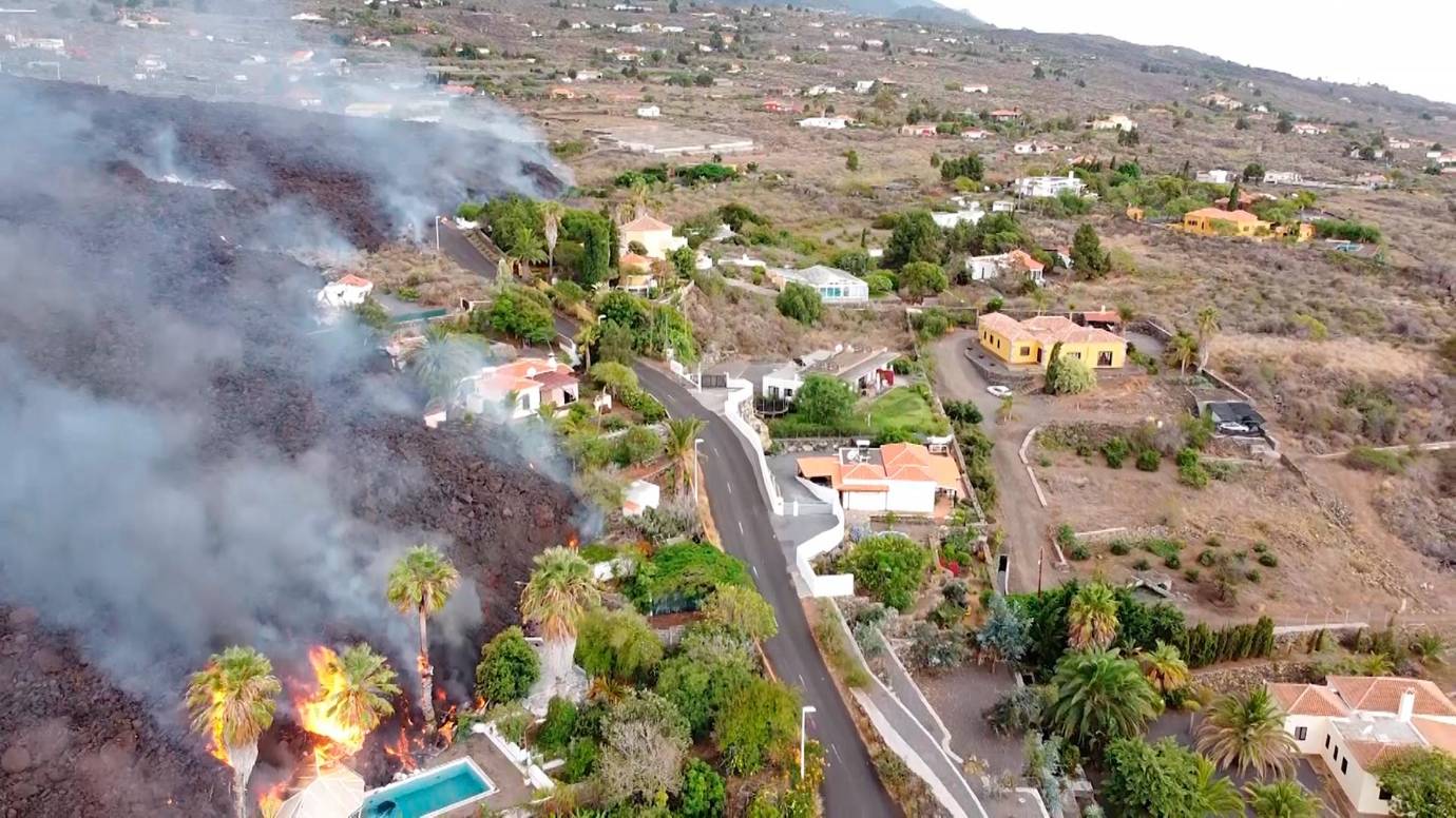 Los poblados cerca al volcán tuvieron que ser evacuados. FOTO: GETTY