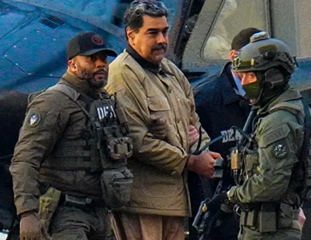 <span class="mln_uppercase_mln">Nicolás</span><b><span class="mln_uppercase_mln"> Maduro en manos de la justicia estadounidense. FOTO: GETTY</span></b>