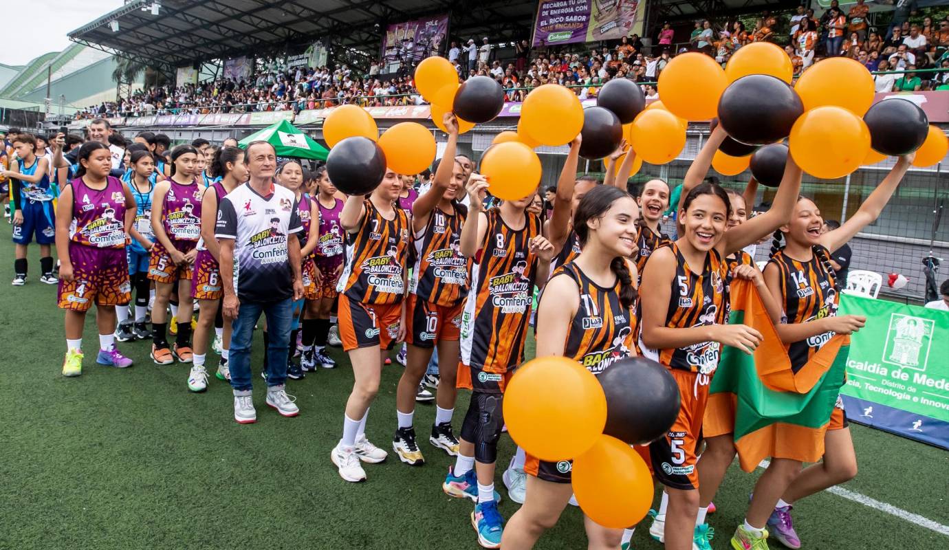 El Festival de Festivales 2025 no solo celebra el deporte infantil, sino que reafirma su importancia como semillero de grandes figuras nacionales. FOTO: Jaime Pérez