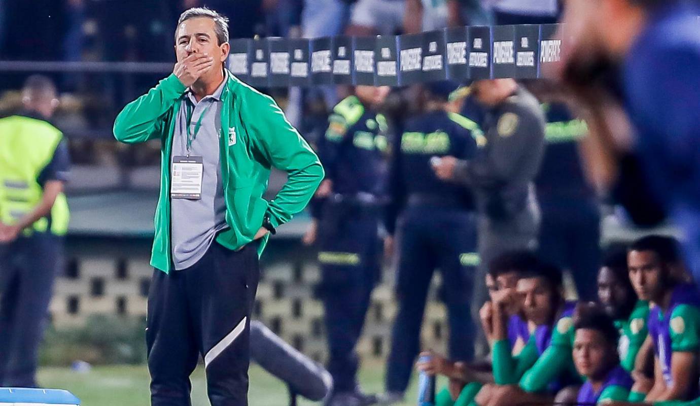 Juan Camilo Pérez, técnico interino de Nacional. FOTO: Jaime Pérez
