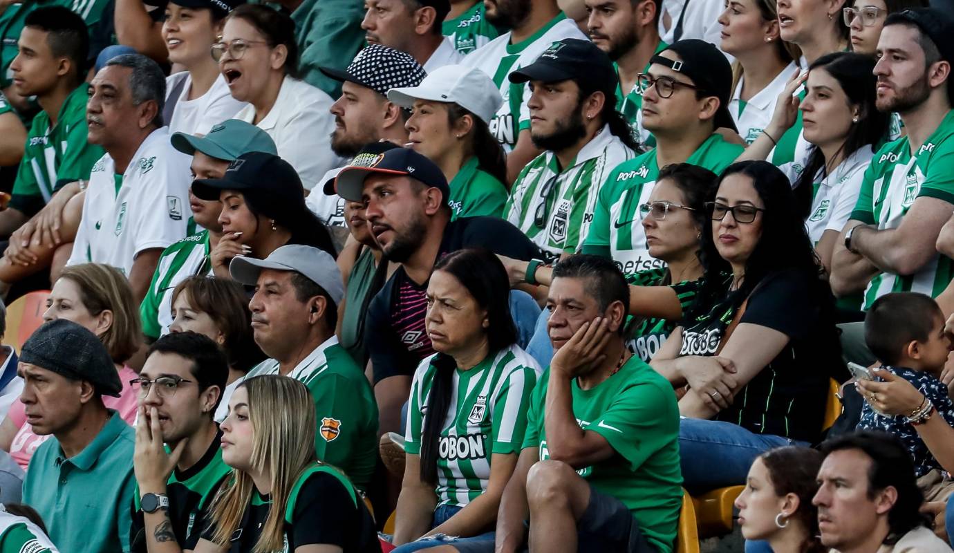 El encuentro tuvo la asistencia de 10.055 aficionados que salieron con las caras tristes. FOTO: Jaime Pérez 