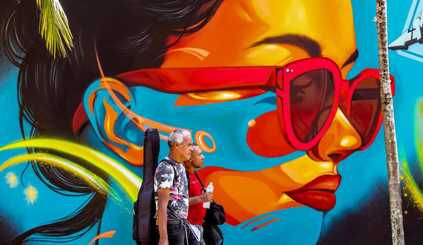 Artistas plasmaron su talento en vibrantes murales. Foto: Jaime Pérez