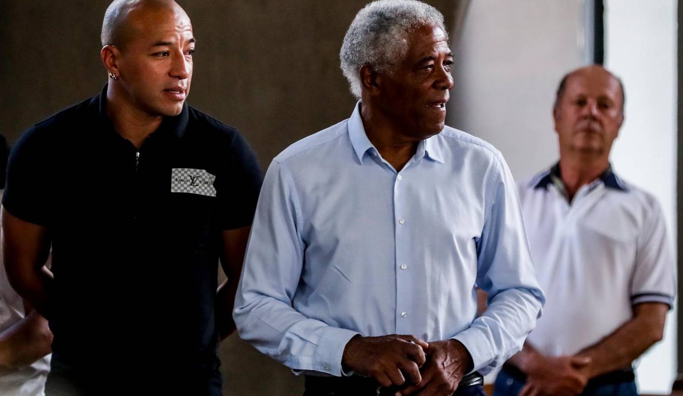  A la misa asistieron personalidades reconocidas del fútbol colombiano como Francisco Maturana y Pedro Sarmiento. Foto: Jaime Pérez