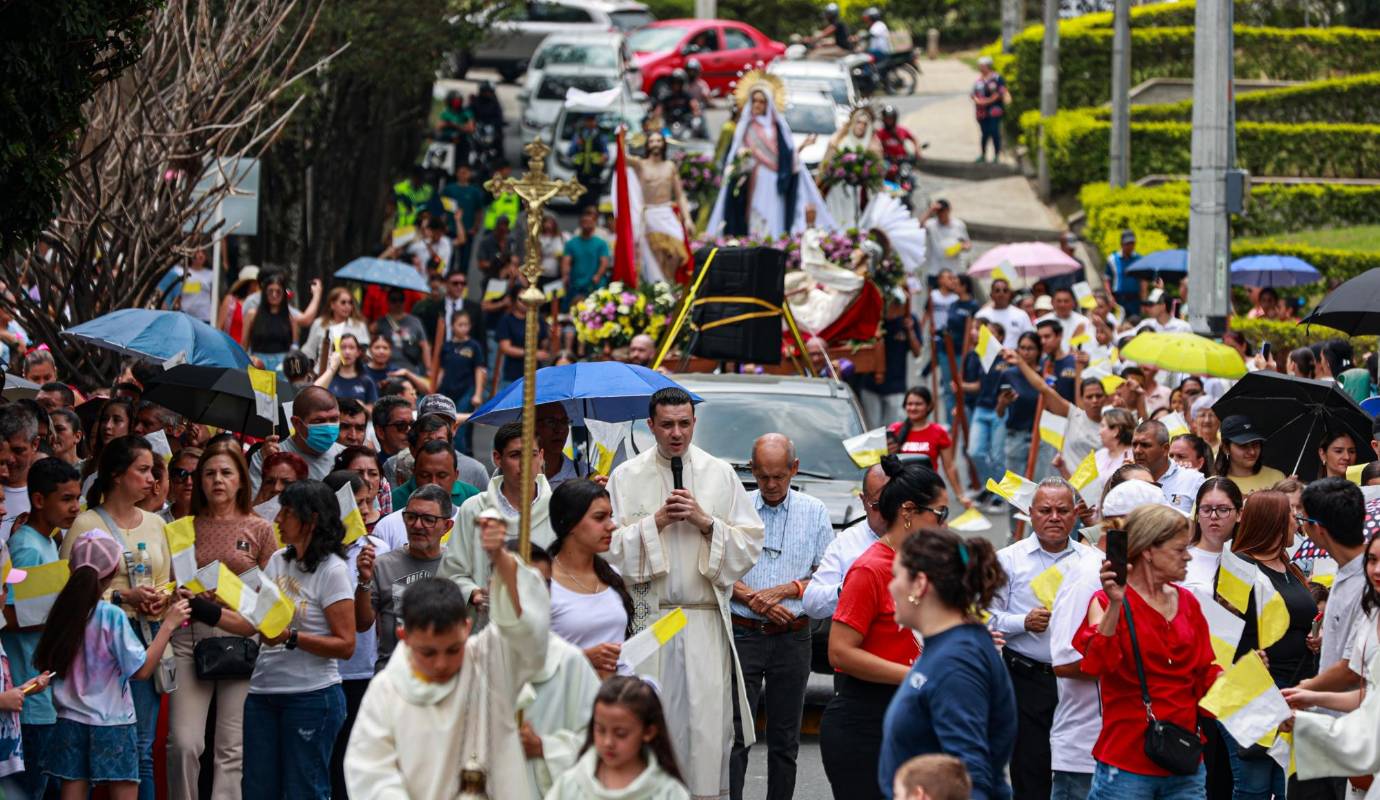 La Semana Santa puede caer entre finales de marzo y mediados de abril de cada año. Este método de cálculo se basa en el calendario lunar y es por eso que la fecha de la Pascua puede variar de un año a otro. Foto: Manuel Saldarriaga Quintero.