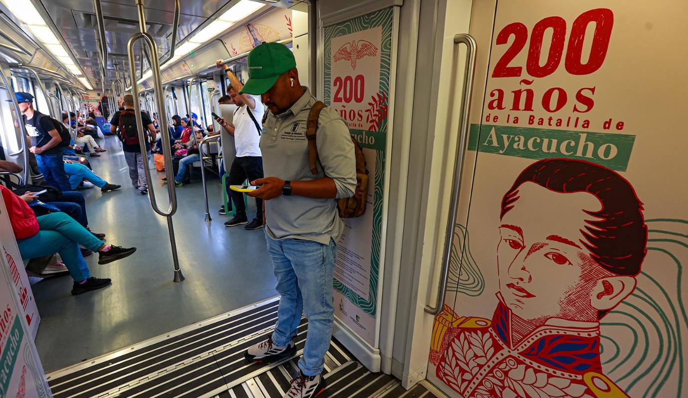 A bordo del tren, los pasajeros podrán conocer detalles sobre la vida de Córdova y su papel fundamental en la Batalla de Ayacucho. Foto: Manuel Saldarriaga Quintero