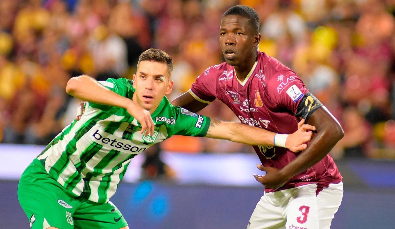 Este resultado deja la definición del título de la Liga BetPlay II-2024 en manos del cuadro verdolaga, que recibirá a su rival el próximo domingo en el estadio Atanasio Girardot ante su afición. Foto: Colprensa