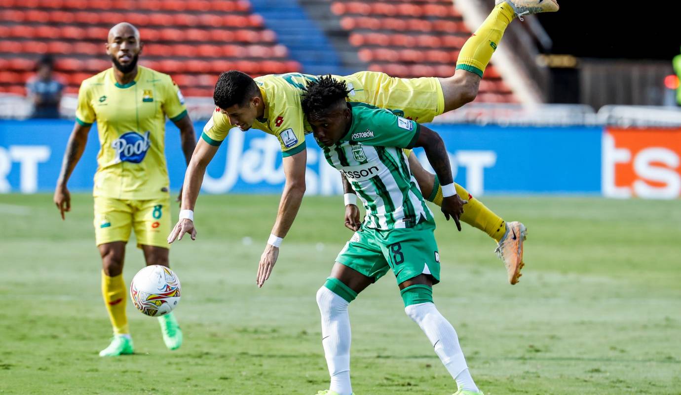 Ante Atlético Bucaramanga, el elenco antioqueño igualó 0-0 y sigue sin anotar goles desde hace cinco partidos. FOTO: Jaime Pérez 