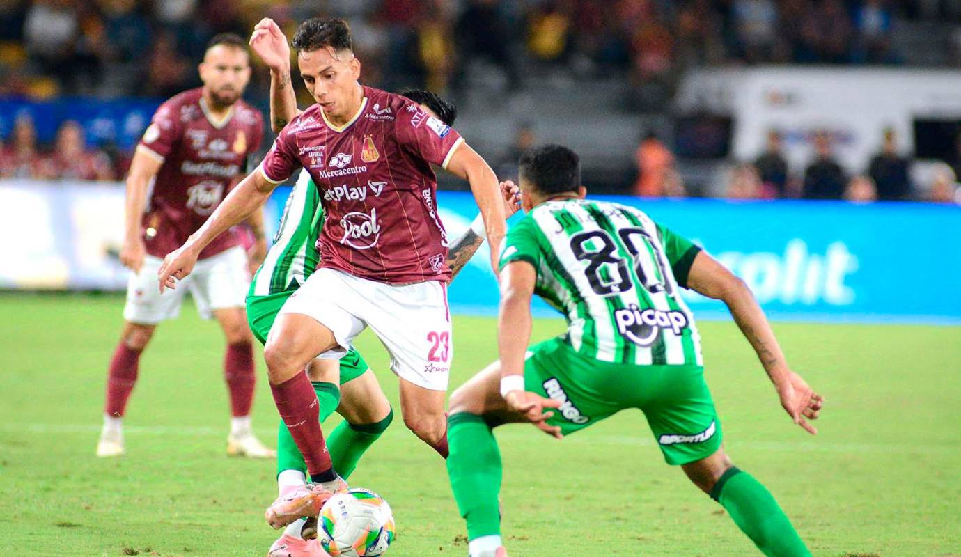 El empate en Ibagué le da una ligera ventaja a Nacional, pero el Tolima llegará al Atanasio con la ilusión de dar la sorpresa y llevarse el título. Foto: Colprensa