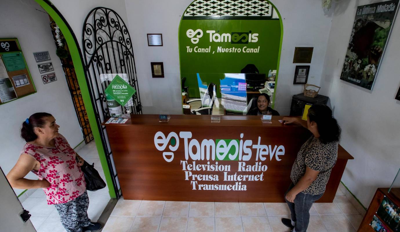 Hoy Támesis Te Ve es todo un sistema de medios moderno y de puertas abiertas que incluye televisión, radio, prensa y cine a los que se suma la prestación del servicio de internet. FOTO: Jaime Pérez
