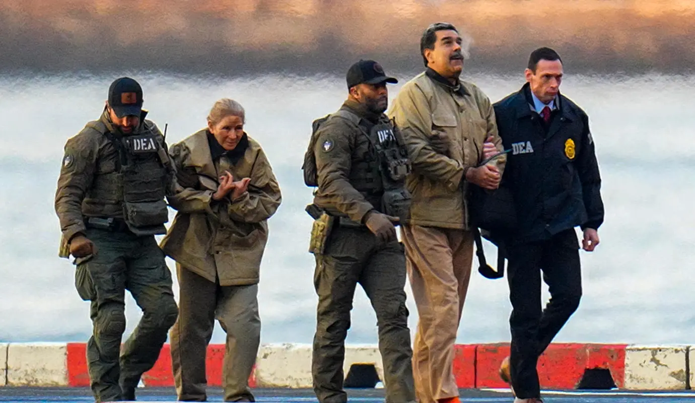 Maduro, de 63 años, es acusado de traficar cocaína a Estados Unidos, al igual que su esposa, Cilia Flores, de 69. Foto: Getty