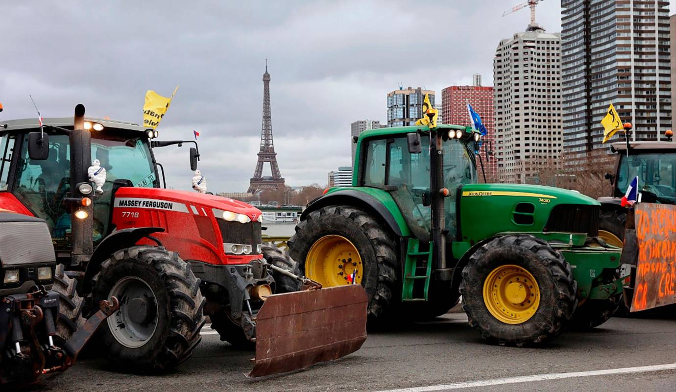 Si la huelga se prolonga más allá del próximo domingo 25 de febrero, será la más larga de la historia reciente de la torre Eiffel, que periódicamente se ve afectada por huelgas. Foto: Getty