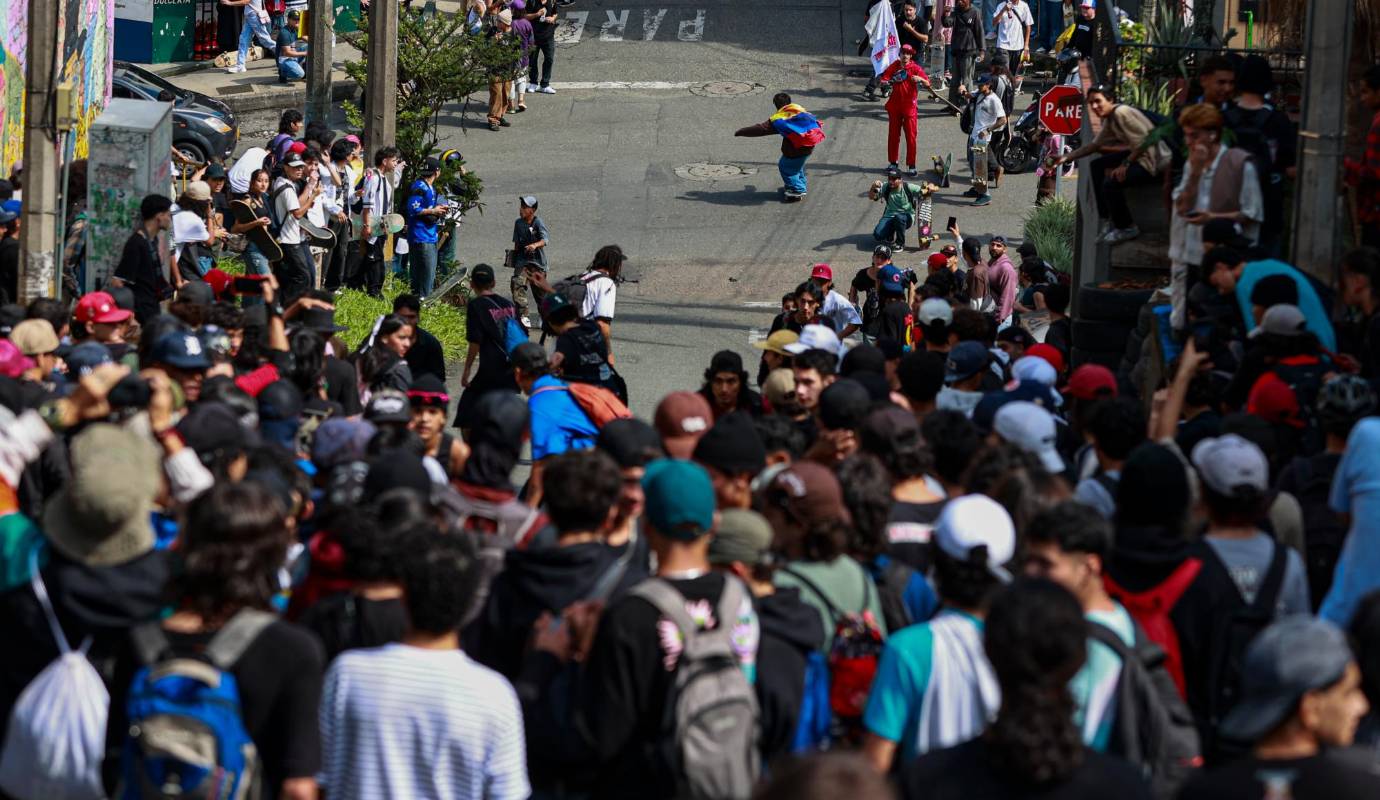 La fecha fue establecida por la Asociación Internacional de Empresas de Skateboarding (IASC) en 2004. El propósito de este día es promover el skateboarding, fomentar la comunidad skater y celebrar la cultura y el estilo de vida asociados a este deporte. Foto: Manuel Saldarriaga Quintero.