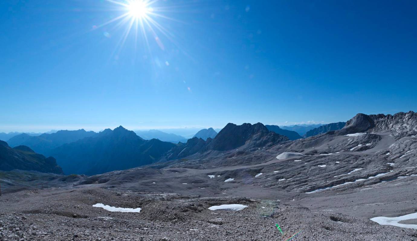 La superficie del glaciar se ha reducido a menos de una hectárea, la mitad de lo que era en 2018. Foto: GETTY