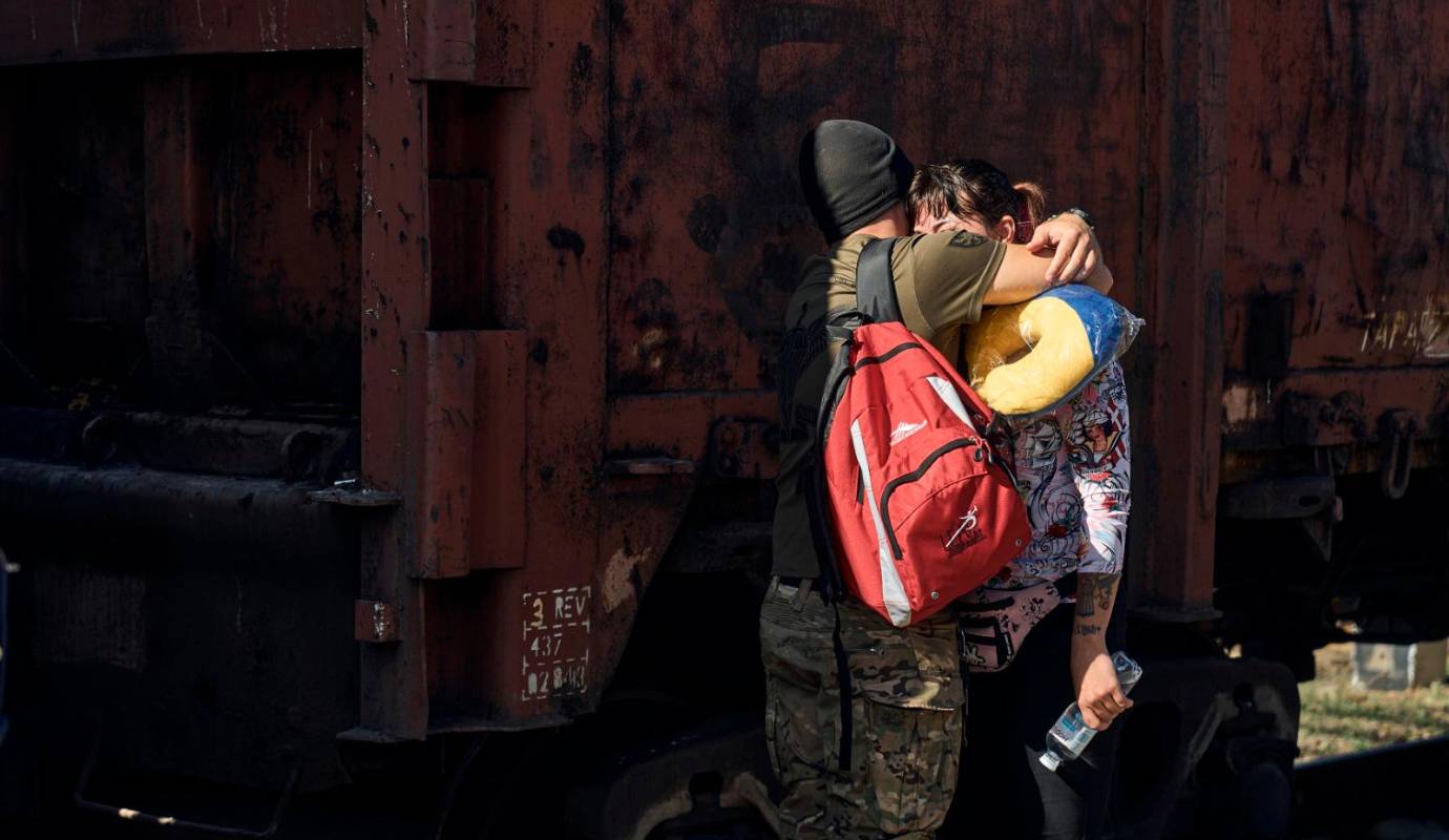 Las familias de los soldados en Ucrania viven con la constante preocupación por sus seres queridos que luchan en las diferentes zonas de guerra. Foto: Getty