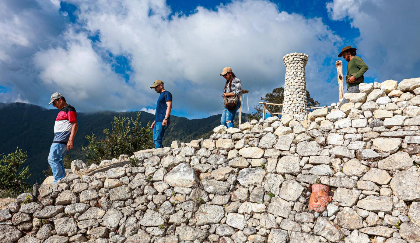 El lugar tiene como fin convertirse en un concurrido sitio turístico visitado sobre todo por arquitectos, estudiantes, antropólogos, entre otros. Foto: Manuel Saldarriaga Quintero.