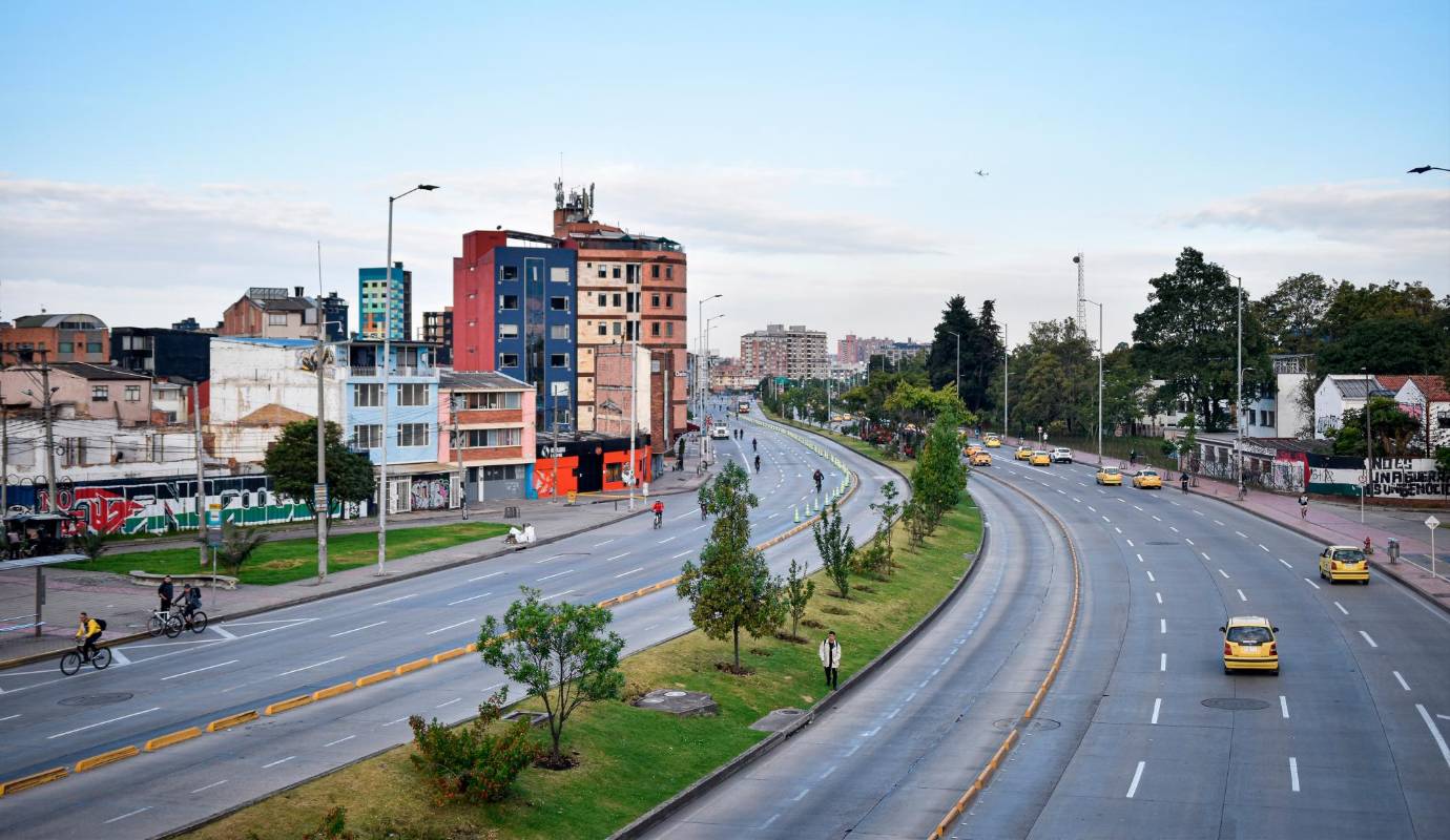 Además, habilitaron 89,4 kilómetros de vías para ciclovía y se han dispuesto 3.300 bicicletas del sistema de bicicletas compartidas. Foto: Colprensa