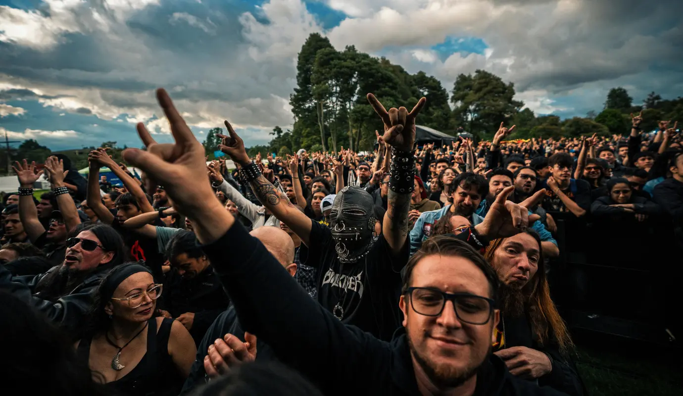 Este año, el festival se desarrolla bajo el lema “Bogotá es mi casa, es la casa del rock”, una apuesta por reafirmar el papel de la capital como un espacio de encuentro, circulación y construcción de memoria alrededor de la música. Foto: GETTY