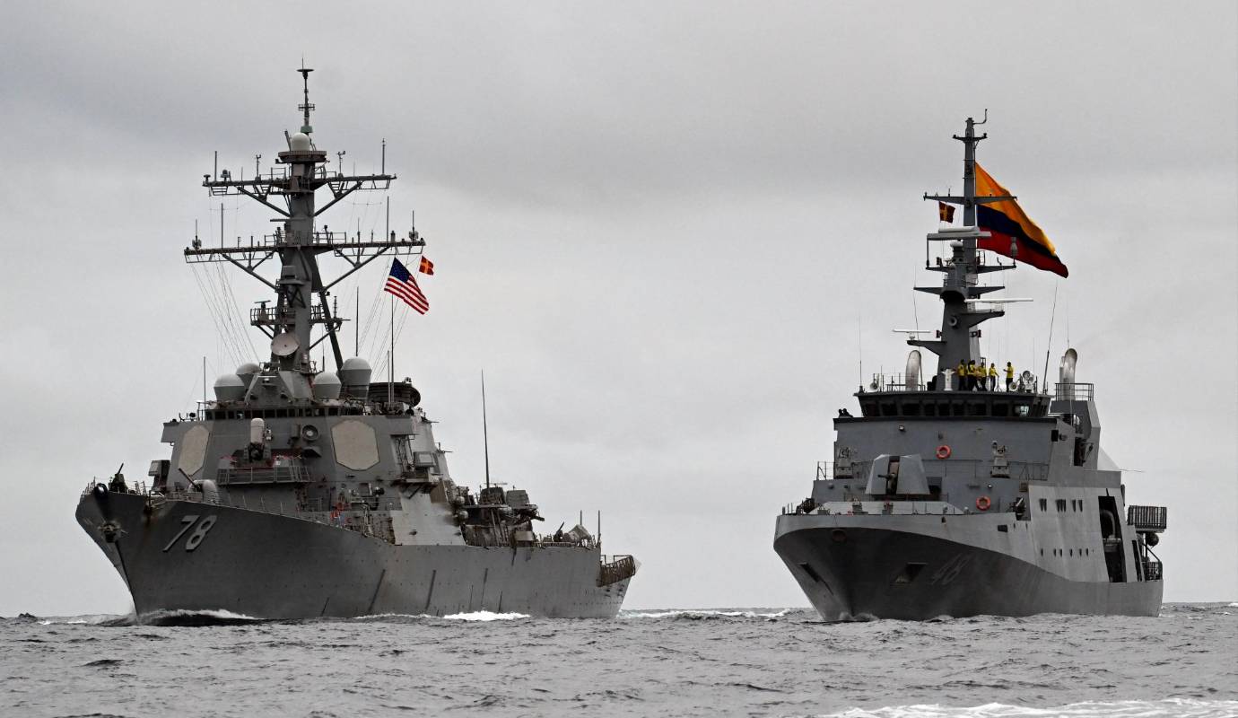 En este 2024 se desarrolla en su décima versión, la cual busca aumentar la interoperabilidad, fortalecer la asociación marítima y fomentar la confianza, con las armadas de los países aliados. Foto: AFP