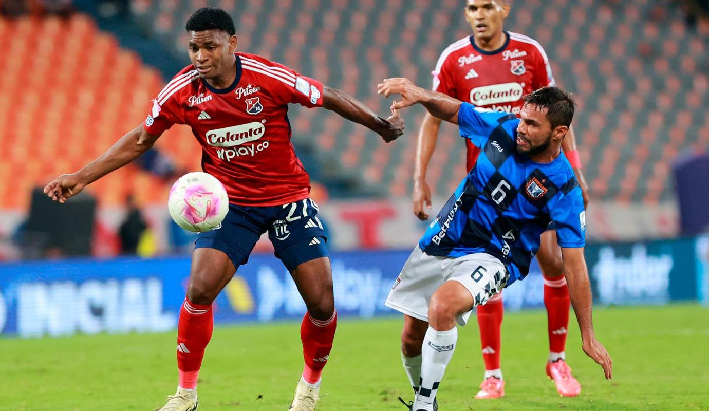 El “Poderoso” llegaba con una desventaja de 3-0 impuesta en el escritorio, a pesar de haber ganado el partido de ida con un contundente 4-1, resultado que fue revertido fuera de la cancha. Foto: Manuel Saldarriaga Quintero