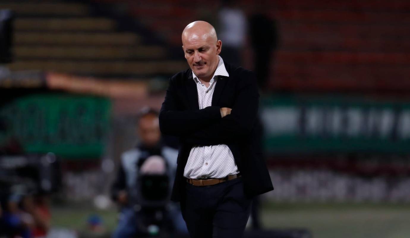 Lo poco bueno que había mostrado Atlético Nacional en el semestre, bajo la dirección técnica del uruguayo Pablo Repetto, se desvaneció por completo en la dolorosa derrota por 0-1 ante Deportivo Pereira en el Atanasio Girardot. Foto Jaime Pérez