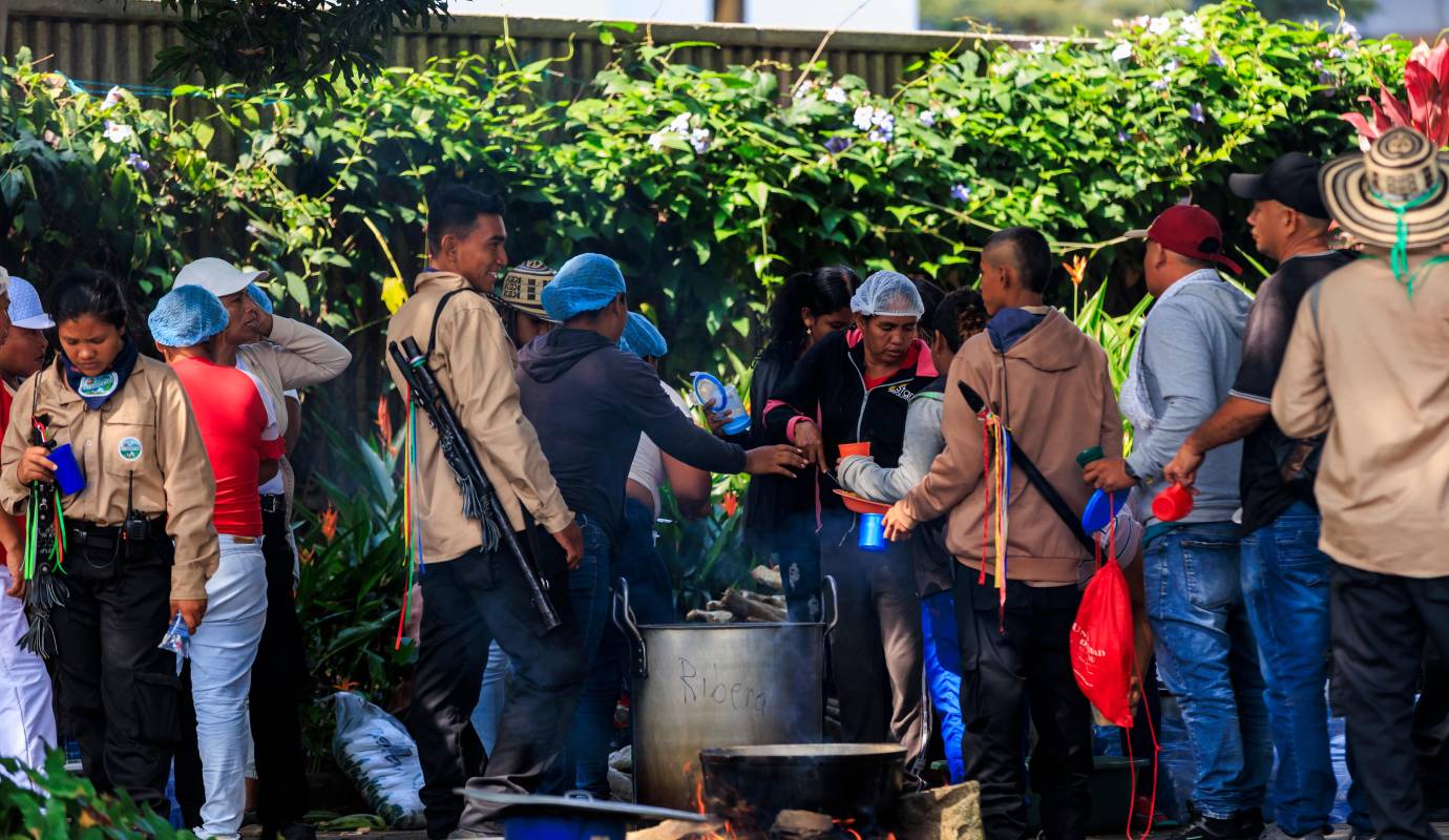 Los líderes de la protesta, mediante un documento expresaron que, si se abre la puerta a los diálogos en cuestión, su idea “es avanzar en soluciones estructurales relacionadas con derechos económicos, sociales, políticos, culturales y territoriales”. Foto: Camilo Suárez Echeverry