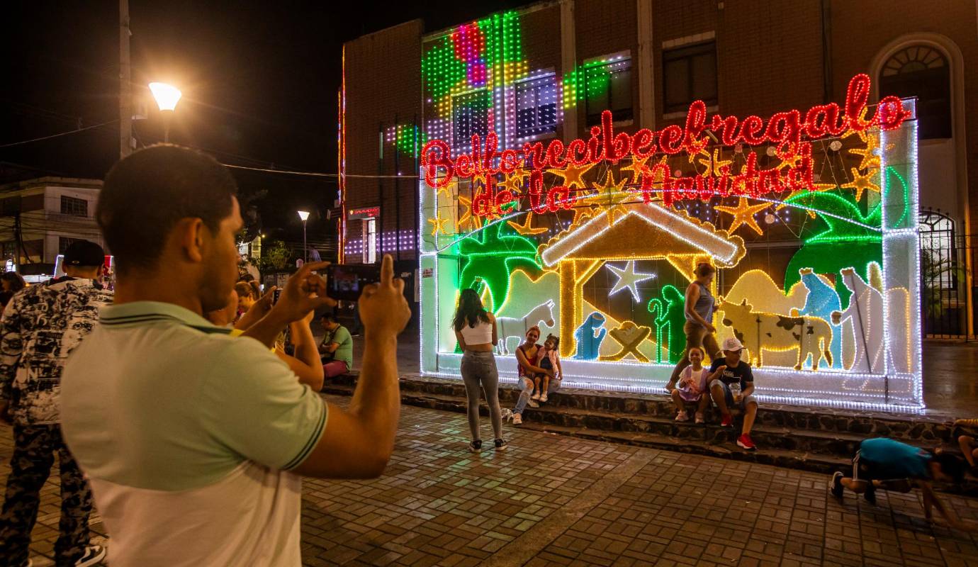 El alumbrado de este municipio del norte del Valle de Aburrá se podrá disfrutar entre las 7:00 p.m. y la 1:00 a.m. Foto: Carlos Velásquez