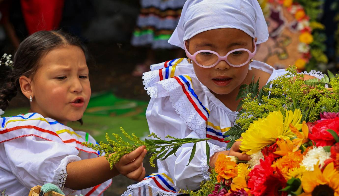 Este año participaron niños y niñas entre los 6 meses y 12 años. Foto: Manuel Saldarriaga Quintero.