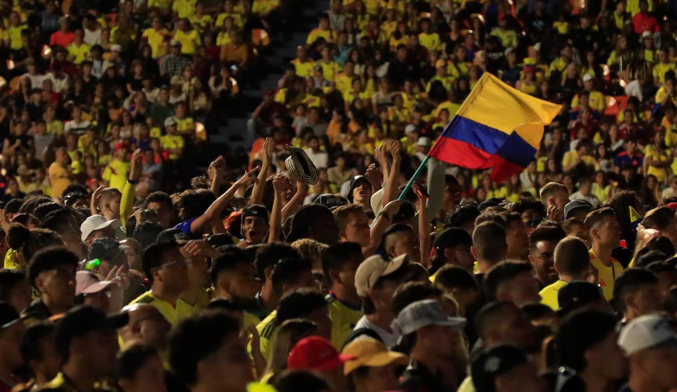 El seleccionado colombiano juega la tercera final del torneo continental de su historia.(Estadio atanasio Girardot, Medellín). Foto: Jaime Pérez