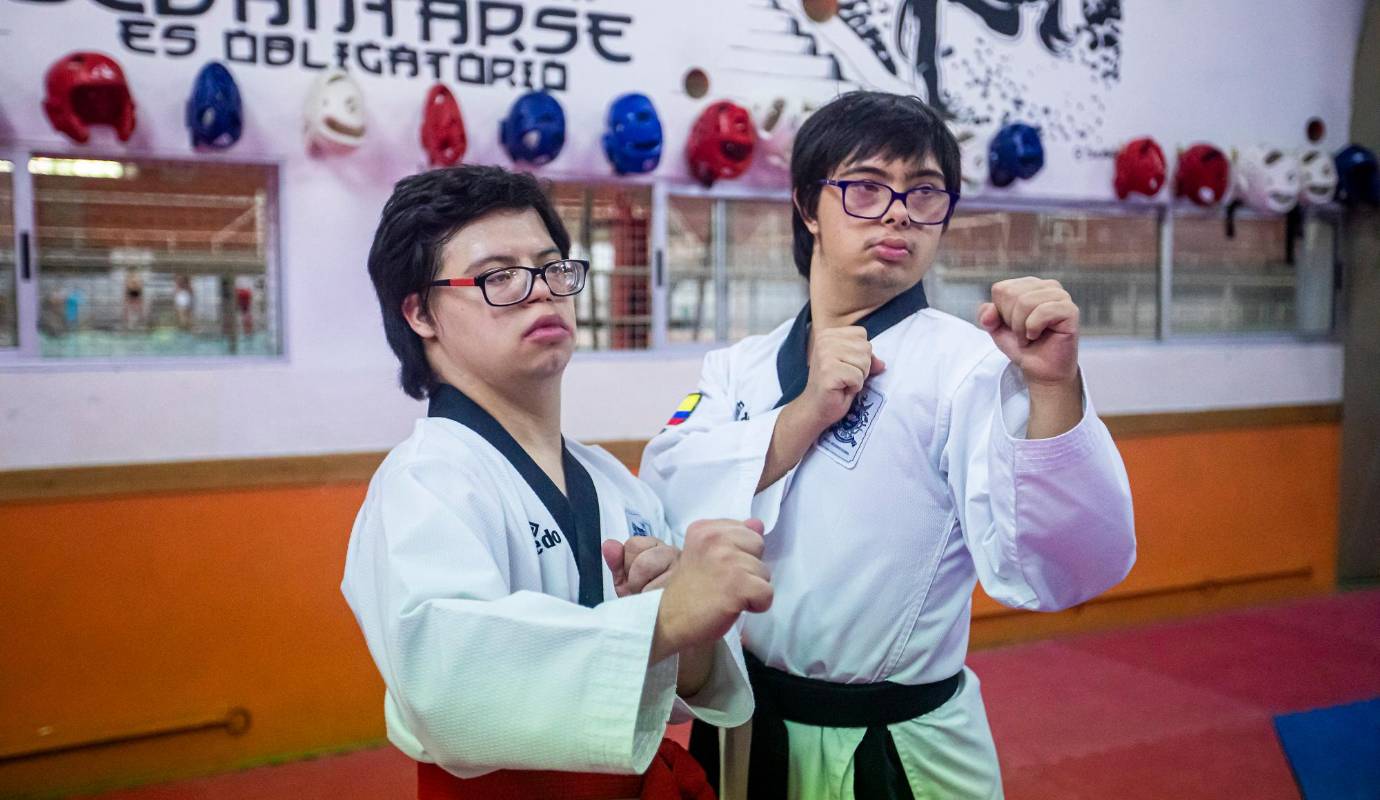 La Federación Colombiana de Taekwondo destacó la presentación nacional que arrojó un segundo lugar en la clasificación general con 4 oros, detrás del campeón Croacia (10) y por encima de Estados Unidos, tercero. Foto: Carlos Velásquez