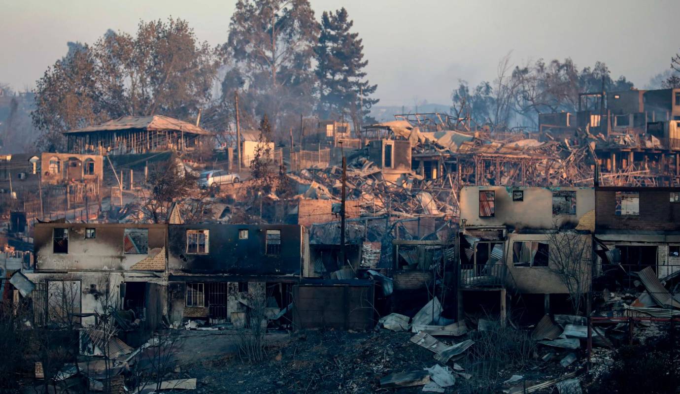  Según las autoridades locales es la tragedia más mortífera que enfrenta Chile en la última década. Foto: GETTY