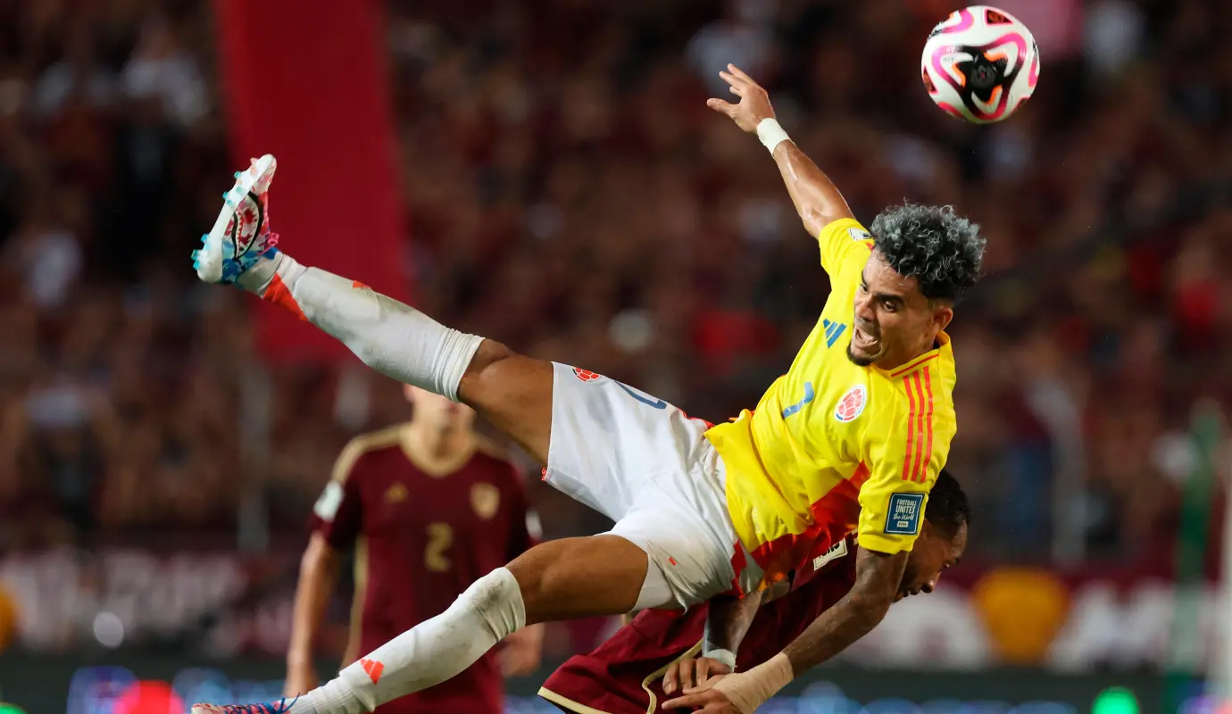 Colombia vivió una noche de ensueño en la última jornada de la Eliminatoria al Mundial, al golear categóricamente a Venezuela y asegurar el tercer lugar en la tabla. Foto: GETTY