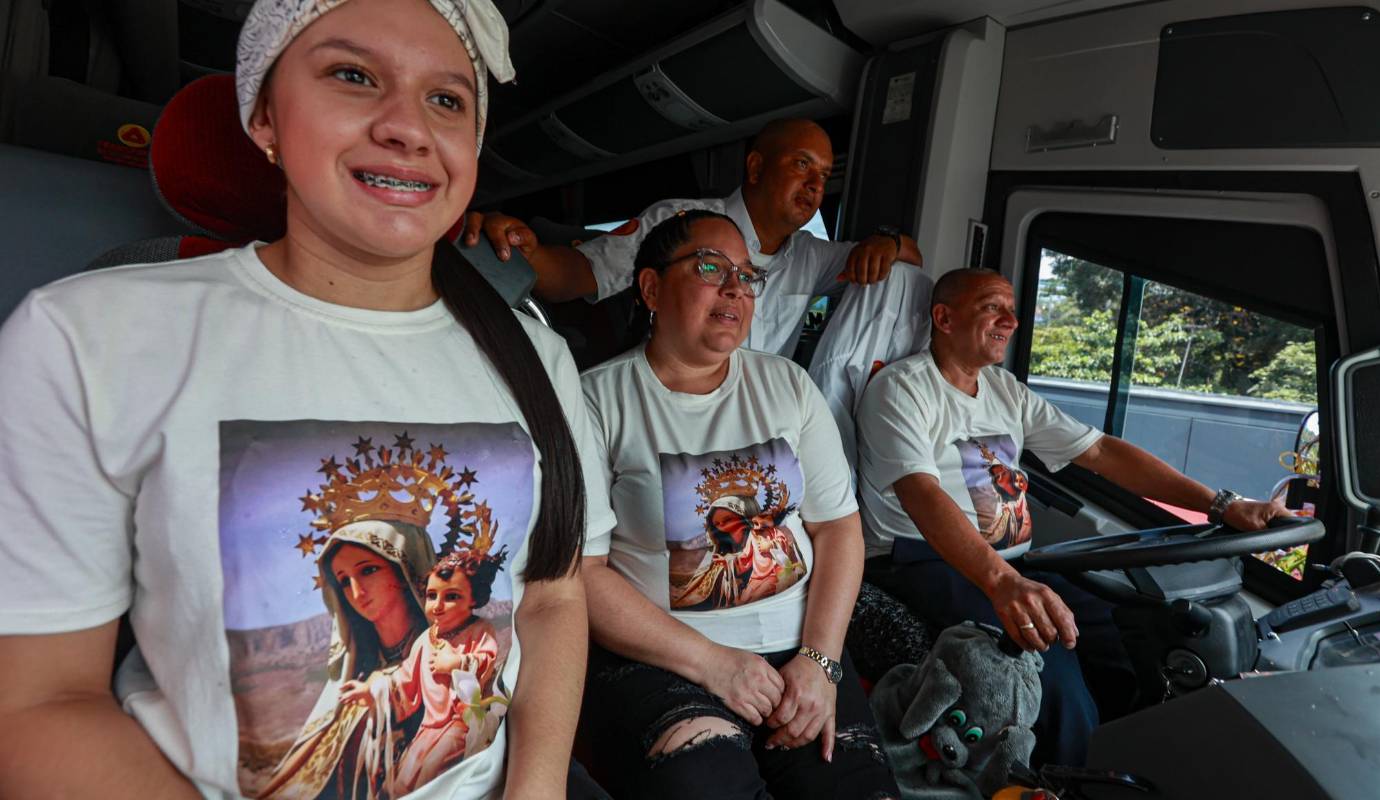 La mayor parte del pueblo Colombiano católico es devoto de la Virgen del Carmen. Foto: Manuel Saldarriaga Quintero.