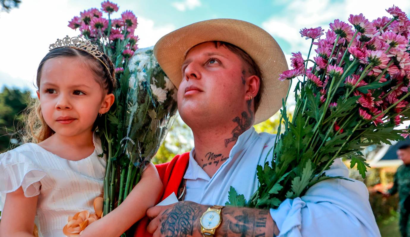 El Trueque de Flores no es solo un evento; es una manifestación de la identidad de un pueblo, un canto a la persistencia de las costumbres en un mundo que cambia a toda velocidad. Foto: Manuel Saldarriaga Quintero