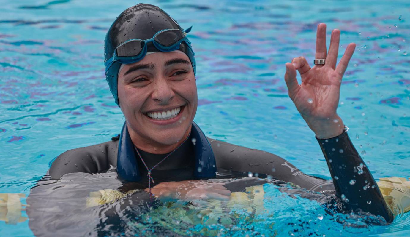 Sofía sueña con participar en 2024 en los World Games. Para lograrlo, tendrá que conseguir uno de los 7 cupos que entregará el Mundial de la disciplina. Foto: Manuel Saldarriaga Quintero