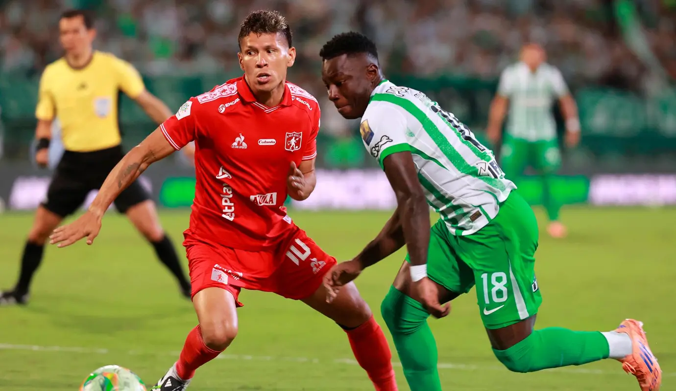 El partido de vuelta se disputará en el estadio Pascual Guerrero, donde América de Cali buscará revertir la serie ante un Nacional inspirado que parece haber encontrado su mejor versión en el momento más decisivo de la temporada. Foto: Manuel Saldarriaga Quintero