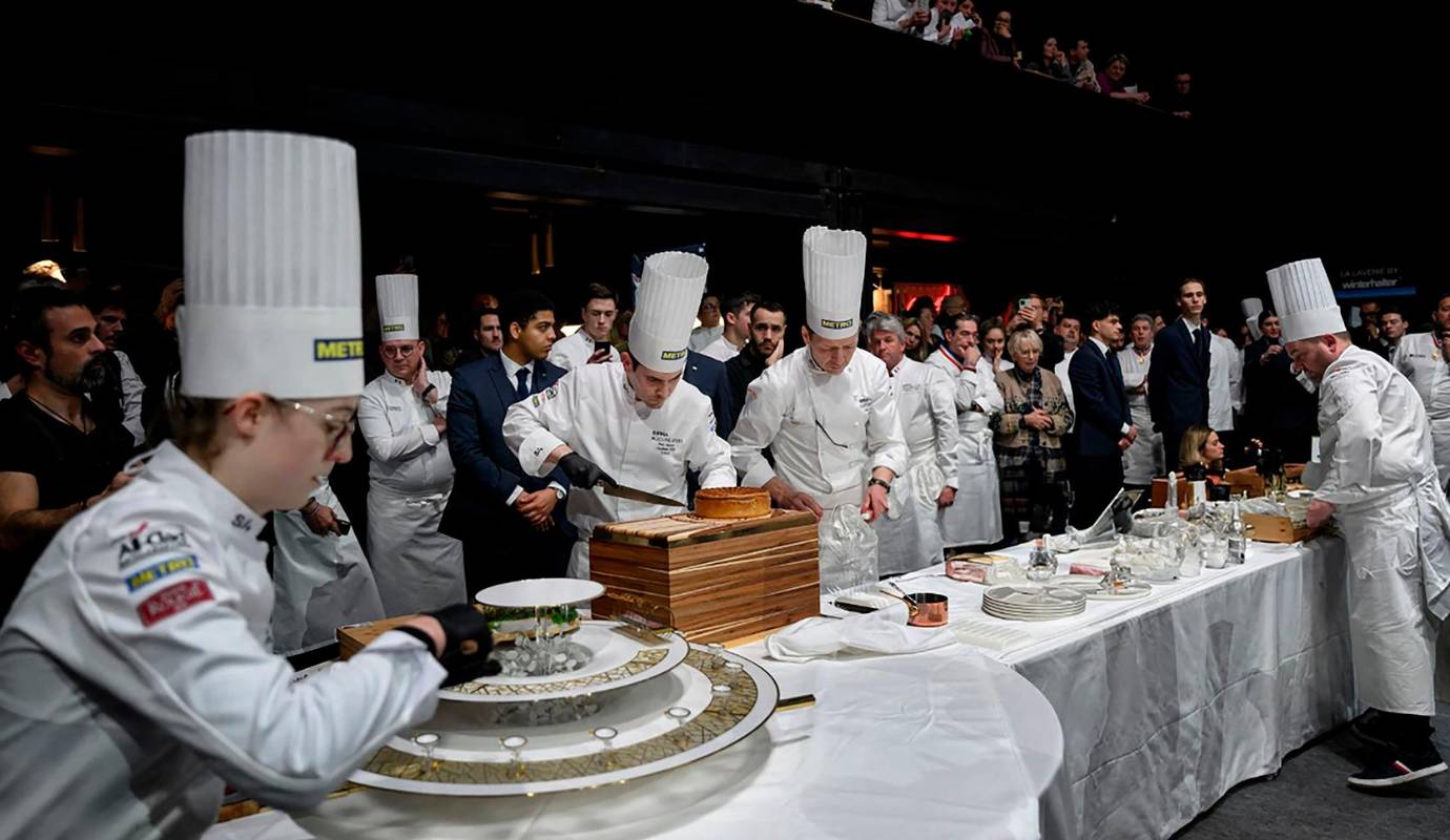 El concurso que termino hoy 27 de enero coronó como ganador al equipo francés. Colombia ocupó el puesto 22 de 24 países participantes. Foto: AFP
