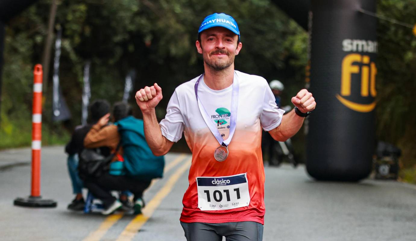 Juan Esteban Naranjo, otro ganador del Reto El Escobero. Foto: Manuel Saldarriaga Quintero.