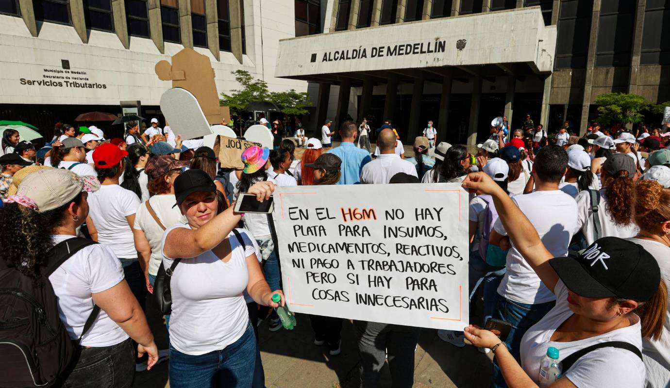 Cabe recordar que el hospital también ha estado en el centro de múltiples de denuncias por presuntas irregularidades en sus procesos de contratación, dirigidos presuntamente a empresas con experiencia cuestionada y que han afectado la prestación de servicios como el de alimentación. Foto: Manuel Saldarriaga Quintero.