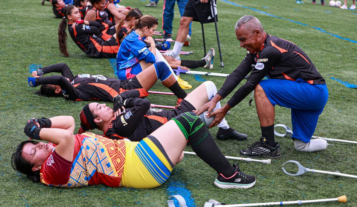 A diferencia de otros torneos internacionales, este primer Mundial Femenino de Fútbol Adaptado no tendrá fase de clasificación. Las selecciones que se inscriban podrán participar en la competencia, con el objetivo de fomentar la inclusión y el crecimiento de esta disciplina deportiva a nivel global. Foto: Manuel Saldarriaga Quintero. 