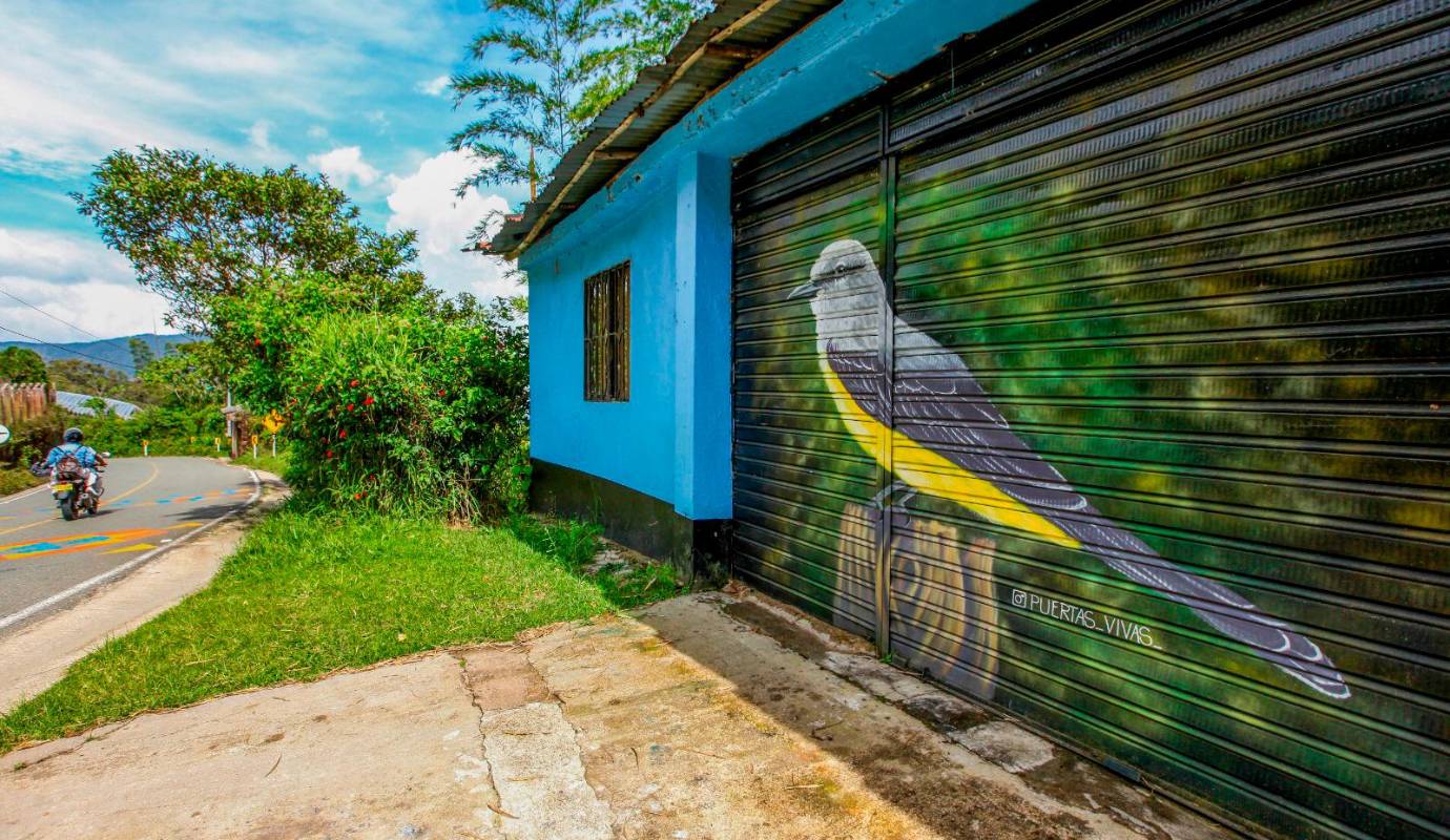 Además, este proyecto ha fortalecido el sentido de pertenencia y el orgullo local. Los habitantes de Granada y San Carlos se sienten identificados con las obras de arte que adornan sus puertas, convirtiéndose en protagonistas activos de esta iniciativa. Foto: Julio César Herrera