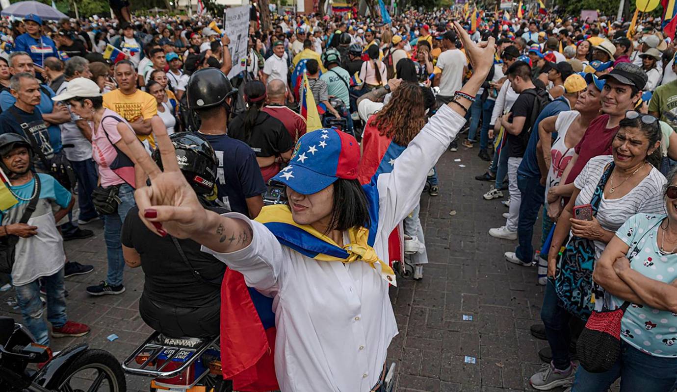 Venezuela se encuentra en un tiempo de incertidumbre por las irregularidades del proceso y la poca credibilidad que genera esta elección, según explicó a EL COLOMBIANO el profesor Mauricio Reyes, docente de la Facultad de derecho, Ciencias políticas y sociales de la Universidad Nacional de Colombia. Foto: GETTY