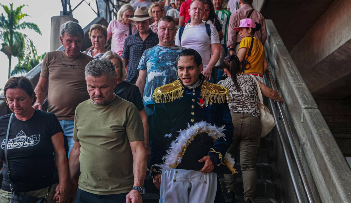 Además, el metro también realizan actividades pedagógicas que ofrecen una forma dinámica de aprender sobre la historia y el impacto de Córdova en la independencia de Colombia y América Latina. Foto: Manuel Saldarriaga Quintero.