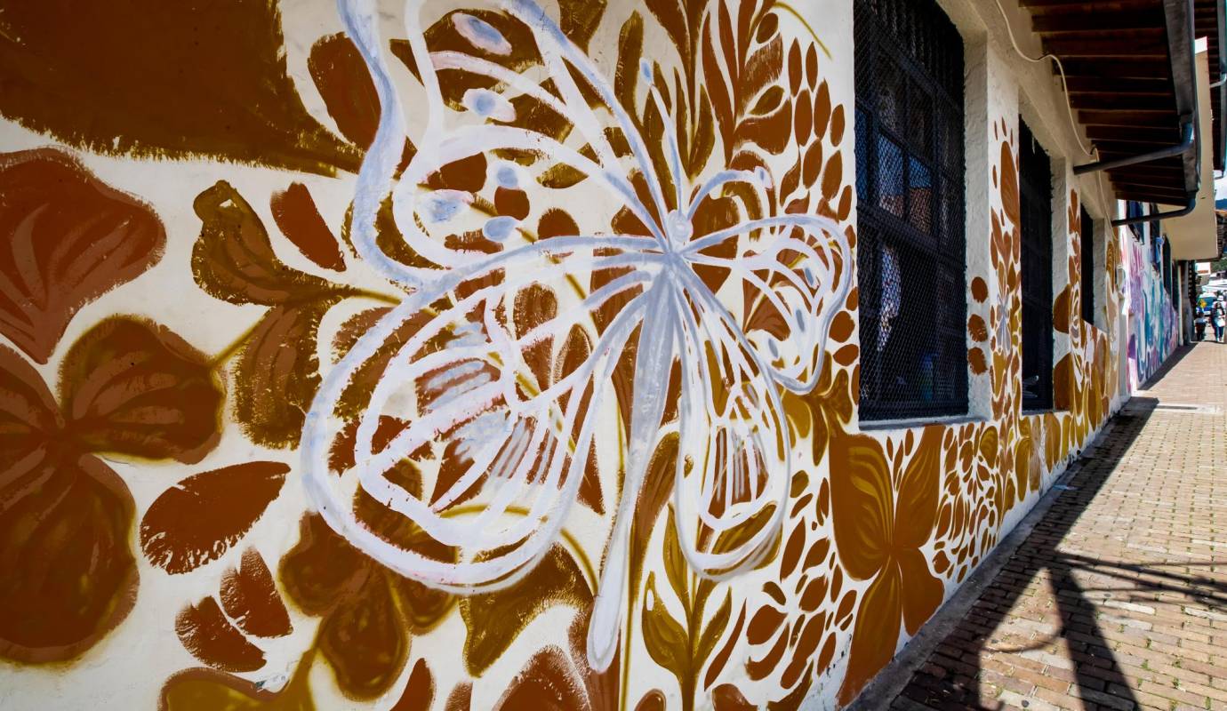 Con los murales se les da un nuevo aspecto a las calles y barrios de este municipio. Foto: Jaime Pérez 