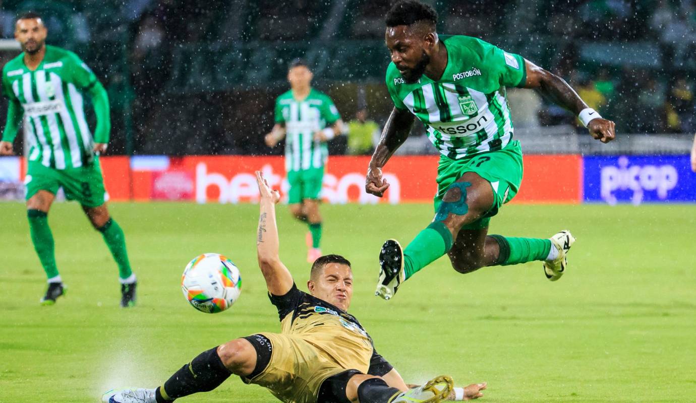 El empate 1-1 de Atlético Nacional ante Águilas Doradas trajo un respiro para el conjunto verdolaga en medio de una racha de tres partidos sin ganar. Foto: Camilo Suárez Echeverry