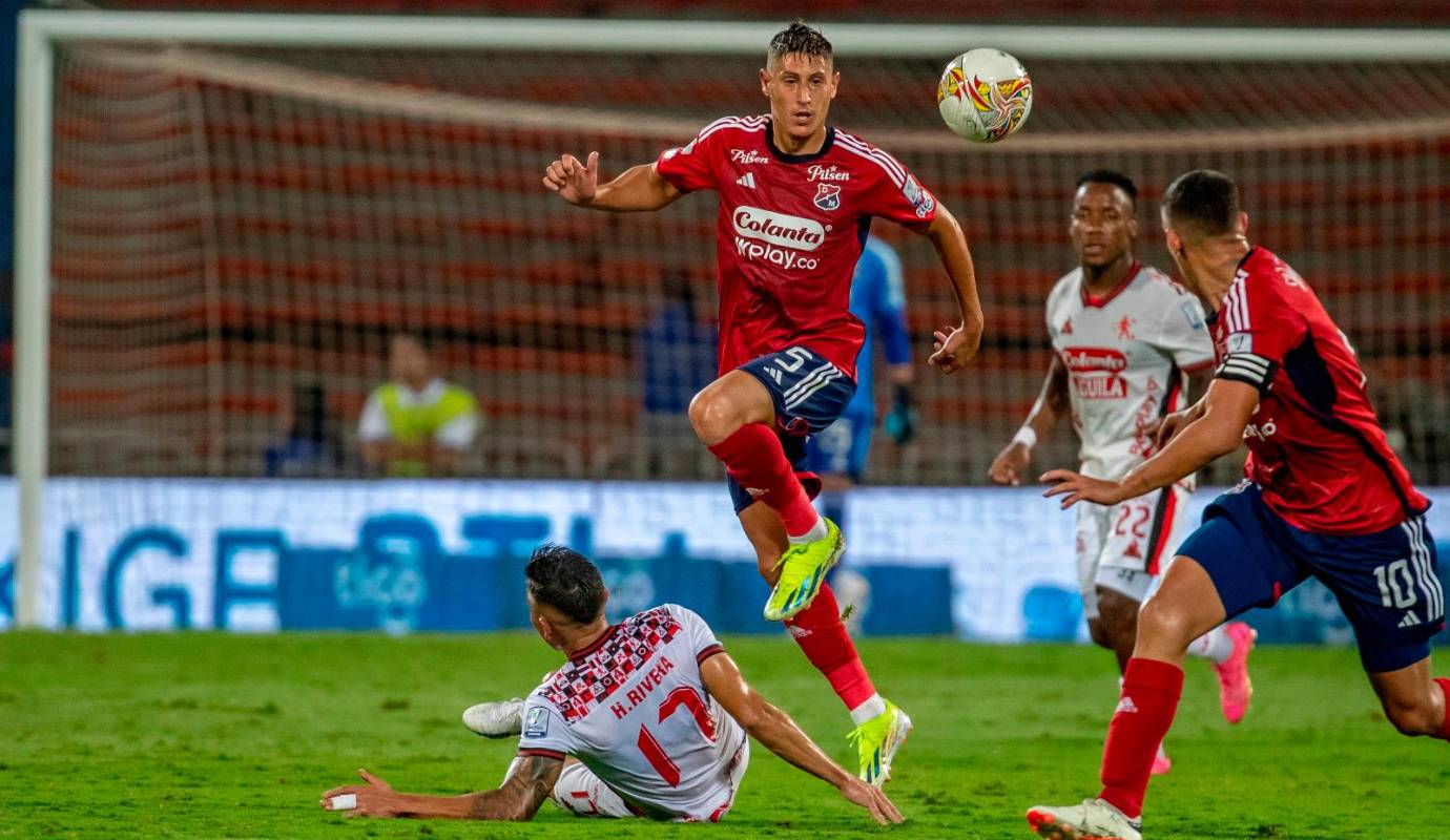 Esta es la segunda derrota en línea que acumula el Medellín jugando como local en el torneo apertura. También había caído frente al Once Caldas en el duelo válido por la fecha 12.. Foto: Juan Antonio Sánchez