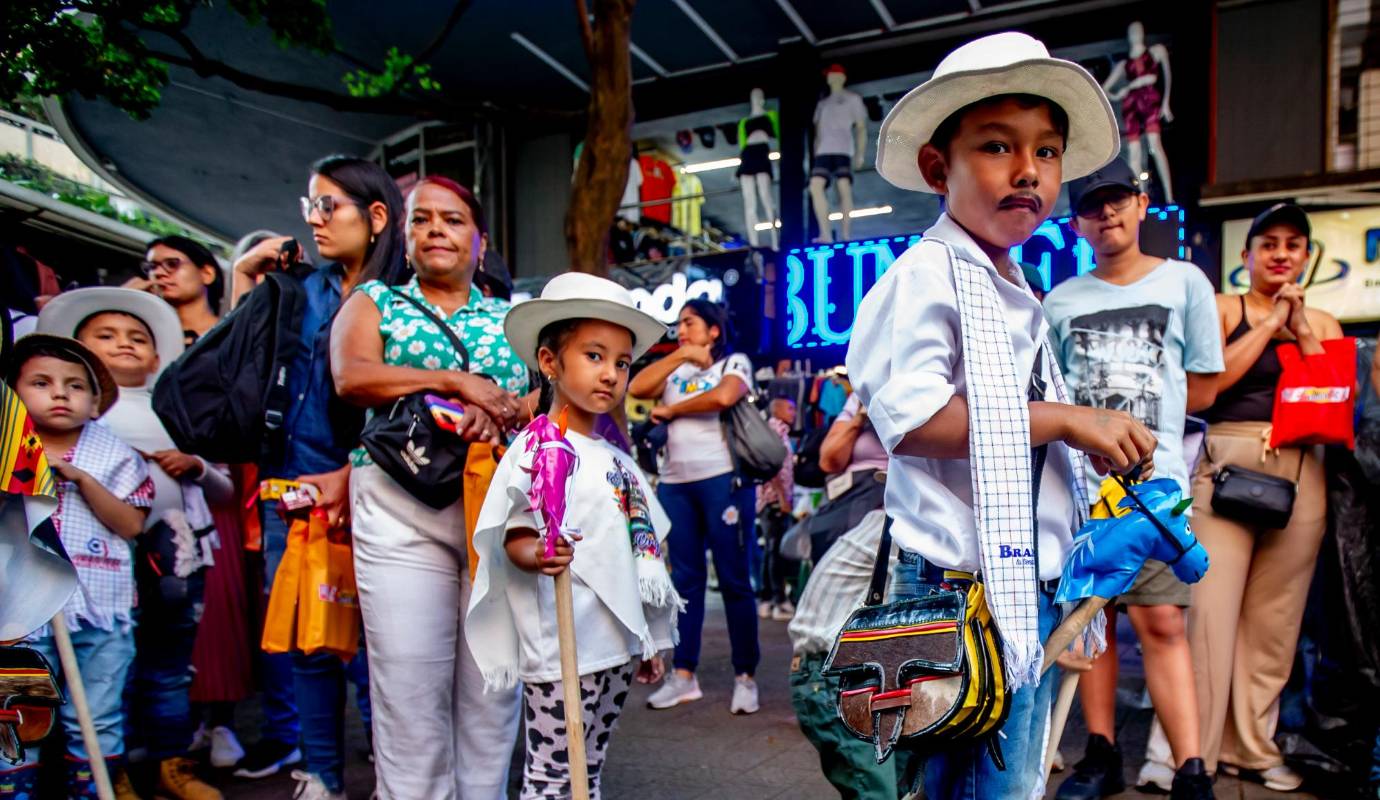 En este evento la principal regla es que los niños siempre deben estar acompañados de sus familiares. Foto: Esneyder Gutiérrez. Foto: Esneyder Gutiérrez