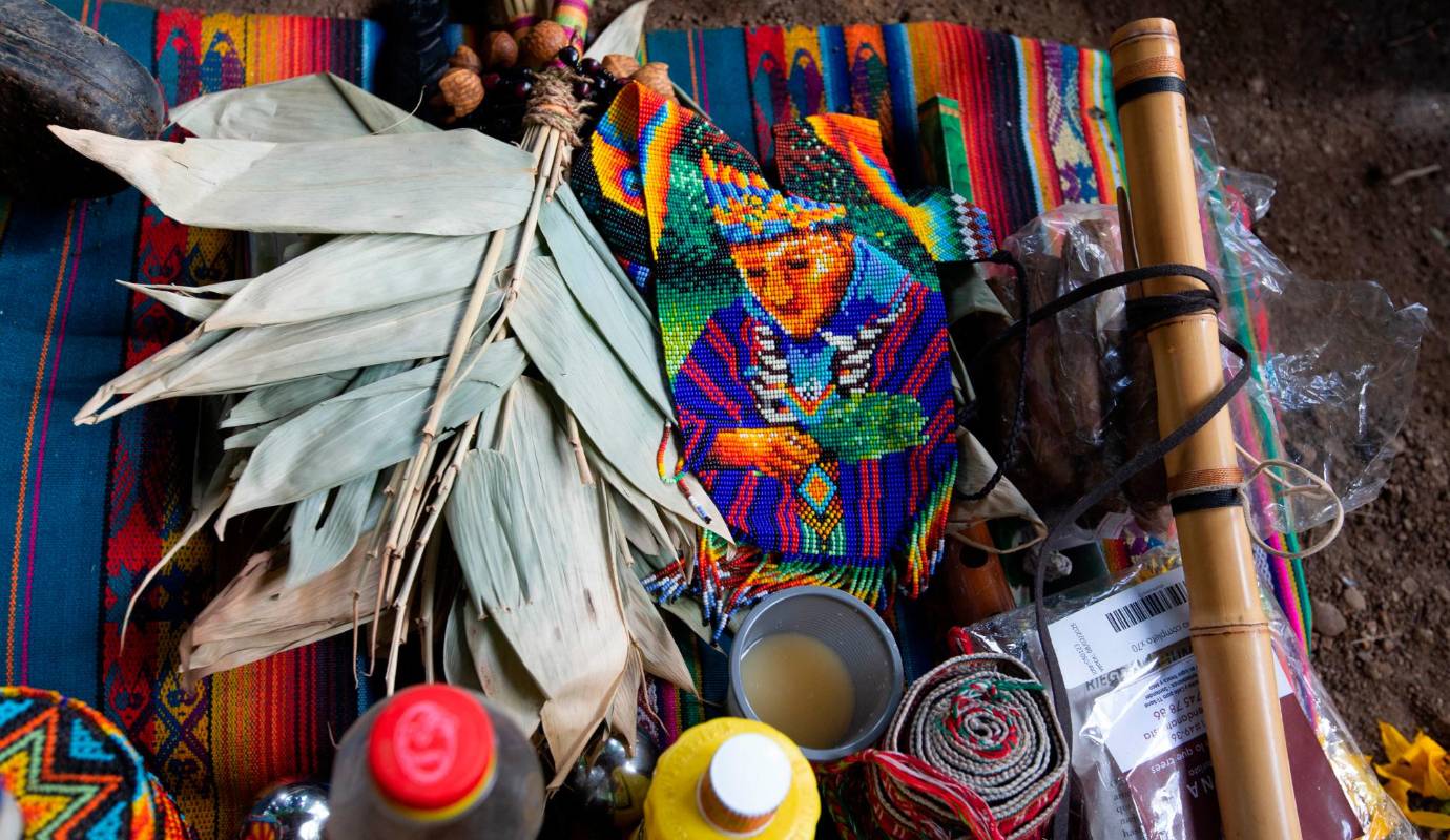 El recorrido está trazado por 11 paradas en un camino ancestral al que llegaron sus primeros pobladores, tanto campesinos como indígenas, en 1820. Foto: Esneyder Gutiérrez 