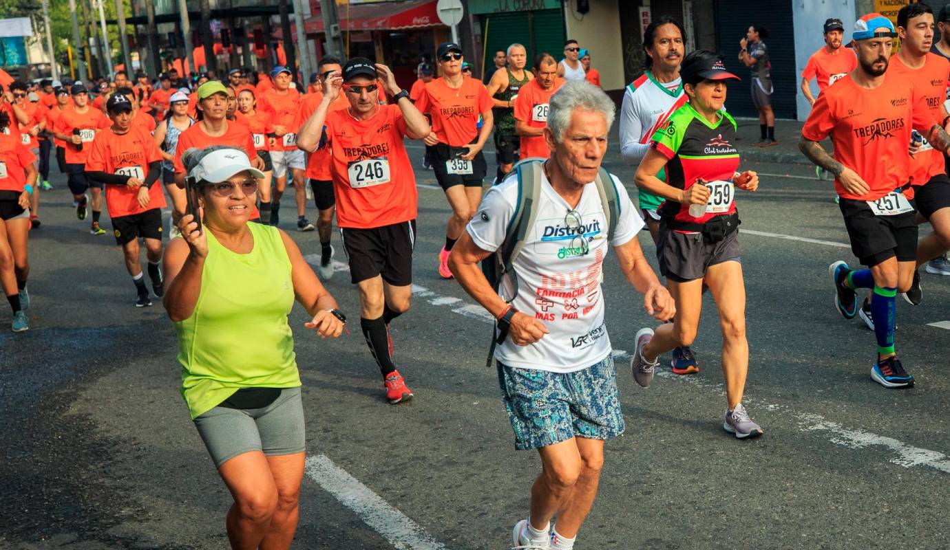 Esta carrera se convirtió en una tradición para la comunidad deportiva de Envigado y con gran participación de atletas de todo el país. Foto: Camilo Suárez Echeverry