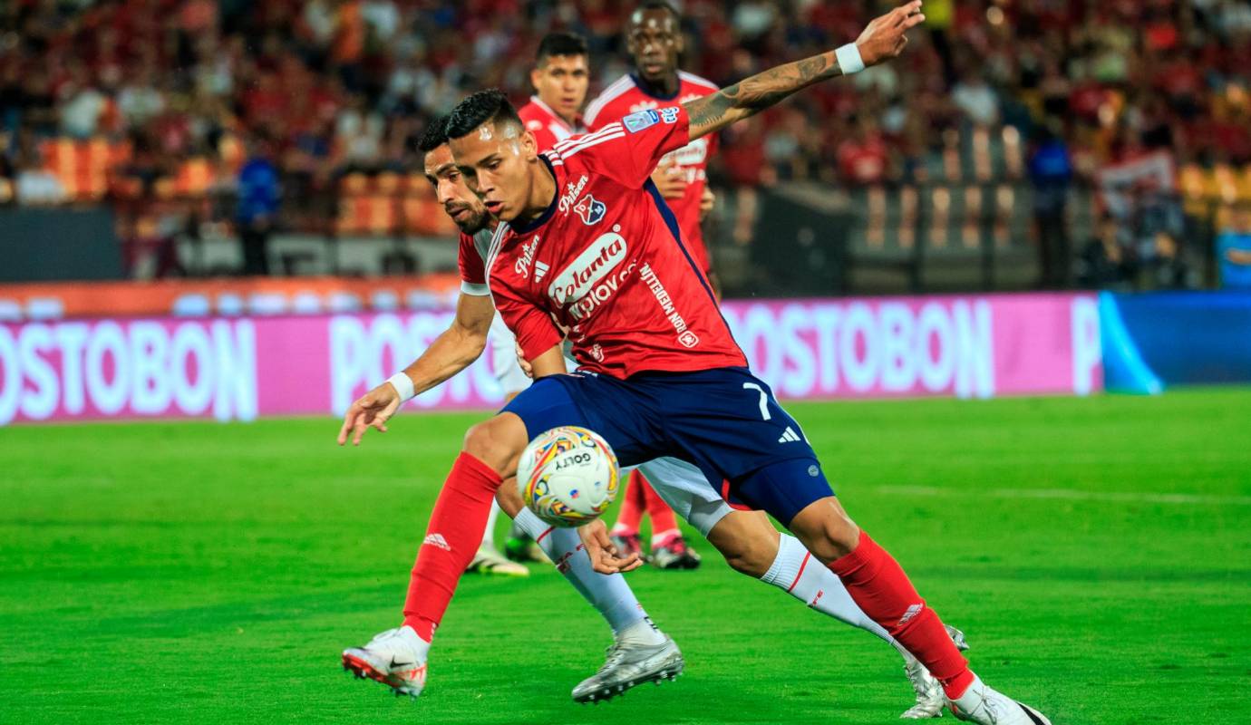 Independiente Medellín empató en el Atanasio Girardot con Santa Fe en el cierre de la quinta fecha de la Liga Betplay-1. Foto: Camilo Suárez Echeverry
