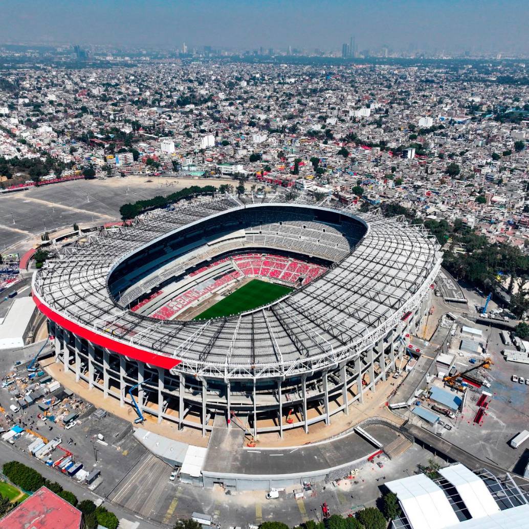El estadio Azteca se convertirá el 11 de junio en el único estadio que ha recibido el inicio de tres Mundiales. Foto: Getty